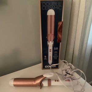 Double Ceramic 1 1/2 inch Curling Iron